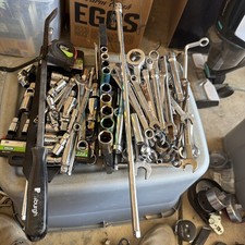 Massive Craftsman Tool Lot Ratchets Wrenches Sockets Pliers 158 Read picture