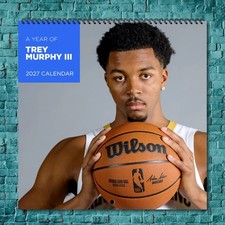 Trey Murphy III 2027 Wall Calendar 12 Month Celebrity Photo Fan Collectible picture