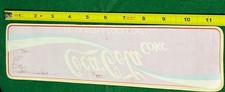 Vintage Enjoy  Coca Cola COKE Store Window FILM Sticker FILL UP WITH A COOL COKE picture