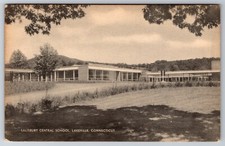 Lakeville Connecticut Salisbury Central School Antique Postcard Unposted picture
