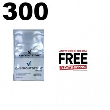 300 COS Crystal Clear Current Age Thick Comic Book Bags Sealable Flap **1-3 DAY picture