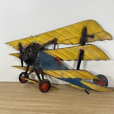 Vintage SEXTON Airplane Royal Airforce Britain Cast Aluminum Wall Decor USA picture
