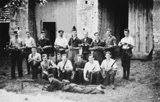 French Resistants Maquis During World War Ii In France On Forties Old Photo picture