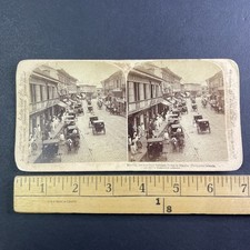 Escolta Street Manila Stereoview Underwood & Underwood 1899 Philippines City picture