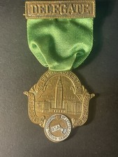 1954 National Association Of Letter Carrier Convention Medal Watch Fob picture