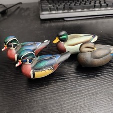 4 Hand Crafted Mini Ducks By Jett Brunet picture