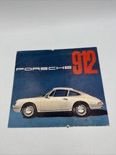 Porsche 912 Sales Brochure, April, 1965, Original Printed In Germany, Vintage picture