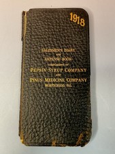 1918 Pepsin Syrup Co Salesman's Diary Dr Caldwell Patent Medicine Advertising picture