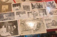 Lot of 13 vintage Black & White Snapshot Photos  of African Americans  picture