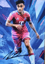 Nathaniel Brown, FC Bayern, autograph personally signed, real photo 13x18 cm picture