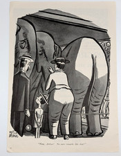Peter Arno Artist Print Clipping Ringling Bros Barnum And Bailey Circus 1942 picture