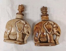 Antique Schafer & Vater 2 Elephant Crown Top Perfume Bottle Made In Germany picture