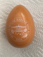 BIDEN 2023 EASTER ORANGE EGG + WHITE HOUSE CHALLENGE COIN PRESIDENT DEMOCRAT JOE picture