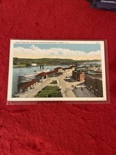 Early 1900s NIGHT LINE PIER - HUDSON RIVER BRIDGE Post Card Divided PC Unused VG picture