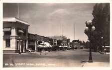 RPPC Rupert Idaho Main Street Minidoka County Downtown Photo Vtg Postcard 5A picture