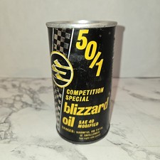 Ski-Doo Blizzard Snowmobile Oil Can NOS Full SAE 40 ,  12oz. picture