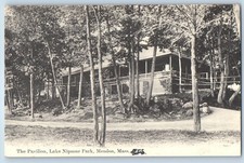 1905 Mendon Massachusetts MA Vintage Postcard Pavilion Lake Nipmue Park Unposted picture