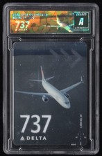 2025 Delta Air Lines Pilot Trading Card #69 Boeing 737-800 Graded Authentic picture