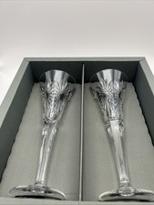 Waterford Crystal Millennium Collection Flutes Third Toast Signed Sean O'Donnell picture