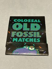 🔥🔥   Rare Full Unstruck Giant Matchbook  Hallmark Fossil Matches picture