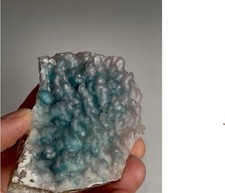 Blue Chrysocolla & Copper-Bearing Chalcedony – Obi Kelo Mine, Indonesia picture