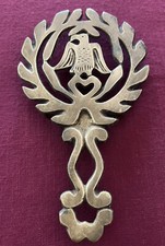 Americana Brass Eagle Trivet Patriotic Small Decor picture