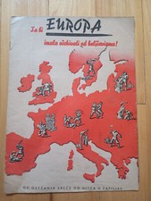 NDH, WWII, Croatia, propaganda, brochure, leaflet, propaganda against communism picture