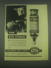 1932 Nyal Eye Drops Ad - For Eye Strain picture