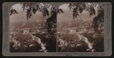 Overlooking Caracas, the capital of Venezuela, South America Old Photo picture