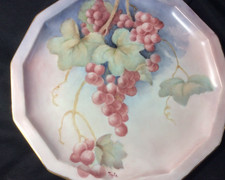 Plate/12 Sided/ Grapes /signed/Rosenthal/Germany picture