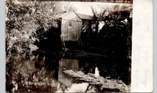 MOORE'S MILL atlanta il c1910 postcard illinois real photo rppc mount hope twp picture
