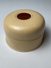 VTG 1930’s Celluloid Hair Catcher- Vanity Table Accessory. Approx 3.25” Dia picture