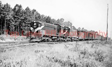 Savannah & Atlanta #106 on train Hampton GA circa 1950 Baldwin New 5x8 Photo picture