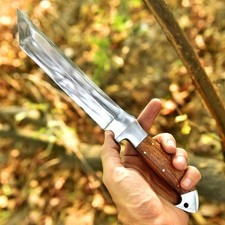Tanto knife-13”inches Hunting Survival combat-Tactical-forged Fix Blade - Wood picture