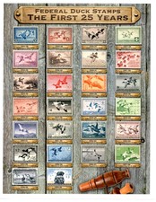 Ducks Unlimited Poster Federal Ducks Stamps THE FIRST 25 YEARS picture