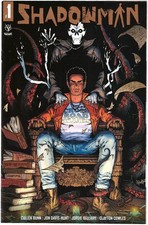 🩸💀 SHADOWMAN #1 NYCC GOLD LETTERING JON DAVIS-HUNT VARIANT Valiant 2021 2020 picture