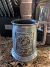 Vintage Rutgers 1766 Heavy Cast Metal Beer Stein Tankard Mug Collegiate Seal Cup picture