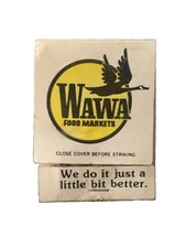 Vintage Matchbook WAWA Food Markets We Do It Just a Little Better picture