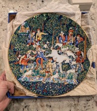 Robert Haviland & C. Parlon Limoges Porcelain Collector Plate 1975 Unicorn picture