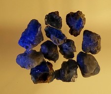 Genuine Hauynite from Eifel Mt'ns, Germany Mine Run w/Matrix. 2.96 ct. Lot # 344 picture