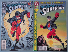 SUPERBOY #0 1 2 3 4 (1994) DC COMICS 1ST CAMEO APPEARANCE KING SHARK SET OF 10 picture
