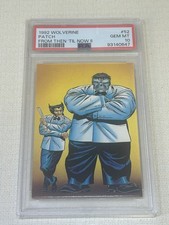 1992 FROM THEN 'TIL NOW II MARVEL WOLVERINE #52 PATCH PSA 10 pop 12 picture
