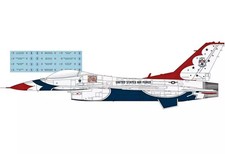 ミニカー　1/72 F-16C ”アメリカ空軍 サンダーバーズ RIAT 2017 デカール付属版” [HA38039B] picture