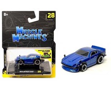 1/64 Maisto Muscle Machines 1972 Datsun 240Z Blue Diecast Model Car 15568BL picture