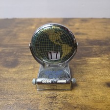 Vintage 1950s-1960s Globe Mechanical Flip Perpetual Desk Calendar Dayton Ohio picture