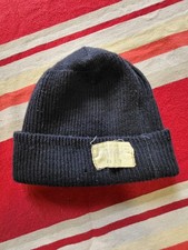 Vintage WW2 Era Navy Watch Cap, Black, With Tag picture