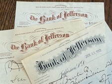 3 Antique 1903 BANK OF JEFFERSON South Dakota Letterheads picture