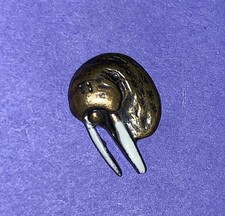 Vintage Compliments of the State of Alaska Walrus Pin Hat Lapel Souvenir picture