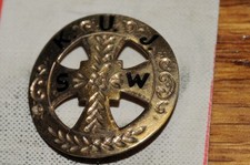 K.U.J. S.W.  Fraternal Lapel Pin Gold Filled Historical 1905 NOS New Old Stock** picture