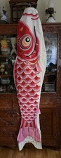 Vintage Japanese Koinobori Carp Windsock Banner 78 Inches (2 Meters) Cotton picture